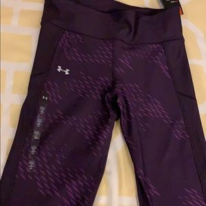 Under armour purple leggings